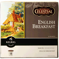 Keurig Celestial Seasonings 01731 English Breakfast Tea, 18 K-Cups