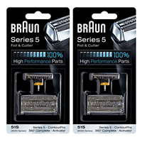 Braun Foil and Cutter, 51S Series 5, 51S (Contour Pro, Activator, 360 Complete)2-PACK