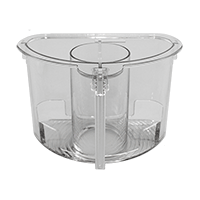 Cuisinart DLC-2011PNT1-1 Large Pusher and Sleeve Assembly Tritan BPA Free (This pusher has one flat side.)