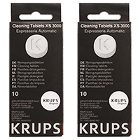Krups XS3000-2PK Cleaning Tablets, 20 Tablets total