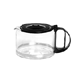 Capresso 4451.01 10 Cup Glass Carafe with Lid, Black (fits models 351,451,452,453,454)