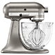KitchenAid KSM150AGBCS 5 Qt. Stand Mixer-Tilt Head-Architect Series-Glass Bowl